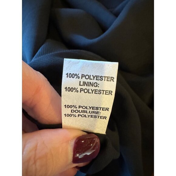 Ramy Brook Dress Women 00 Black Satin Rhinestone Embellished Foxy Mini Cocktail - Picture 11 of 15